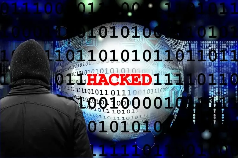 Blogging for fun not profit - hacked wording with hoodie wearer