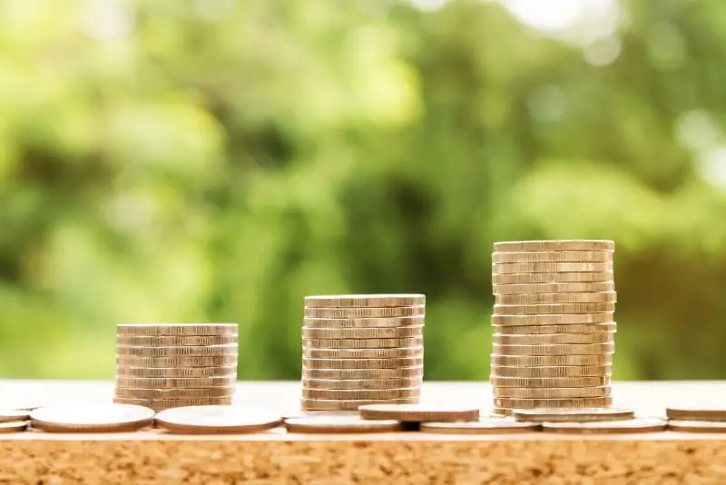 Blogging for fun not profit - stacks of money