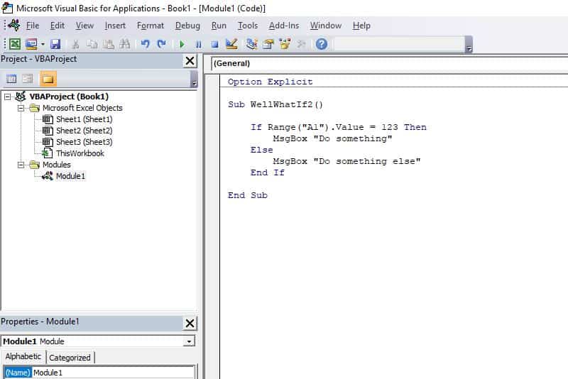 Excel VBA programming concepts - If Then Else