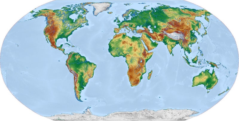 quickly learn 50 us states and capitals - world map