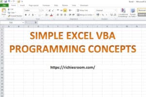 Excel VBA programming concepts - Title - featured-img